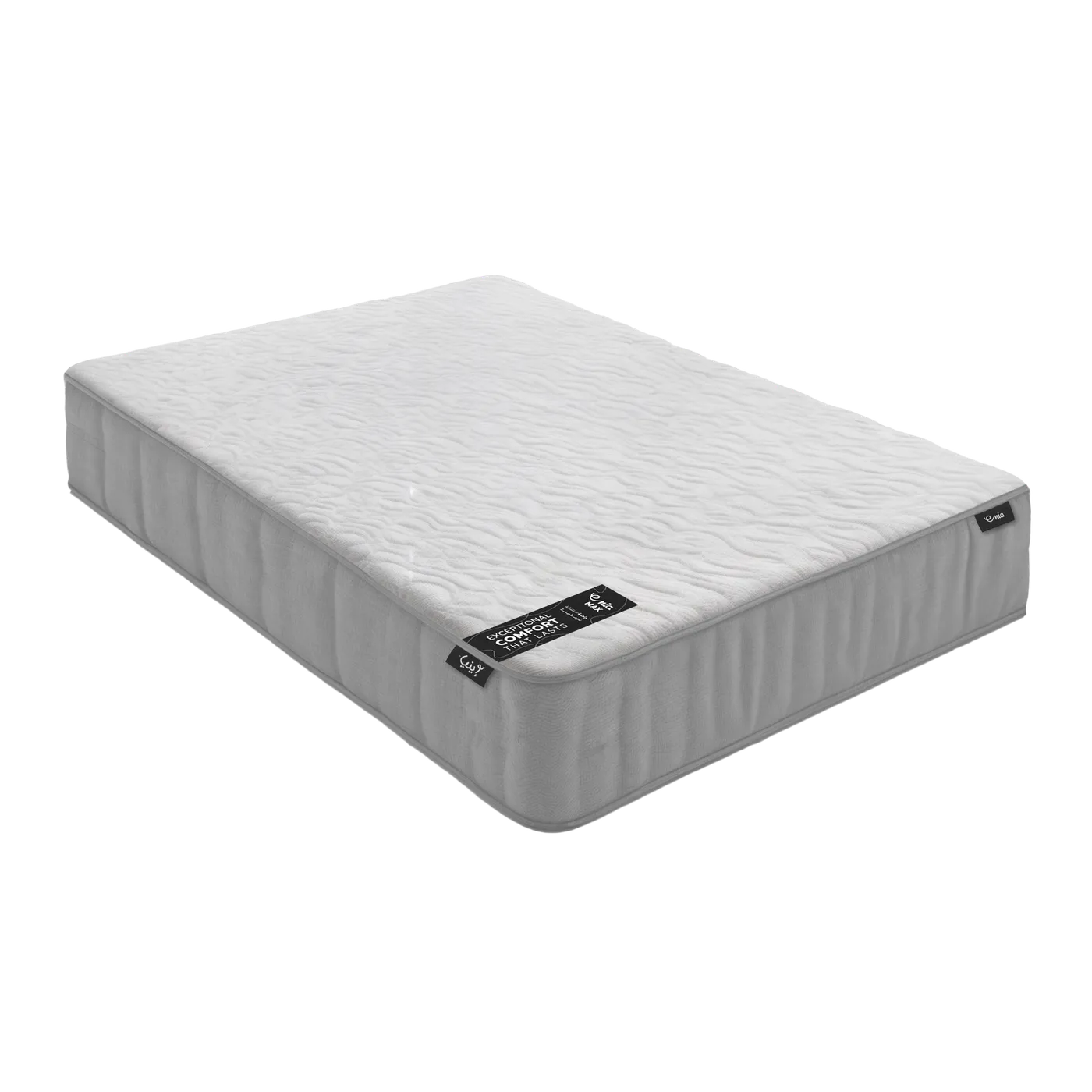 Matelas Enia Max vu de trois quarts
