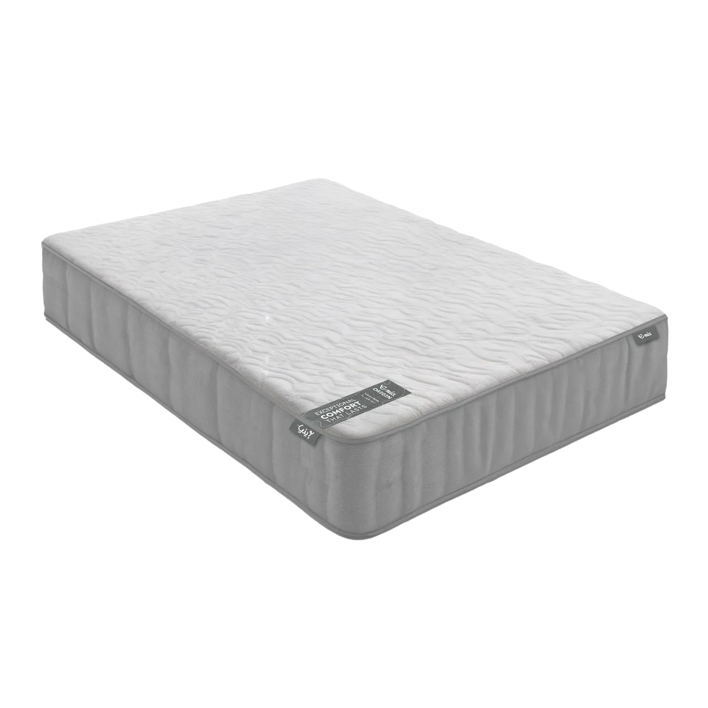 Matelas Enia Origin vu de trois quarts